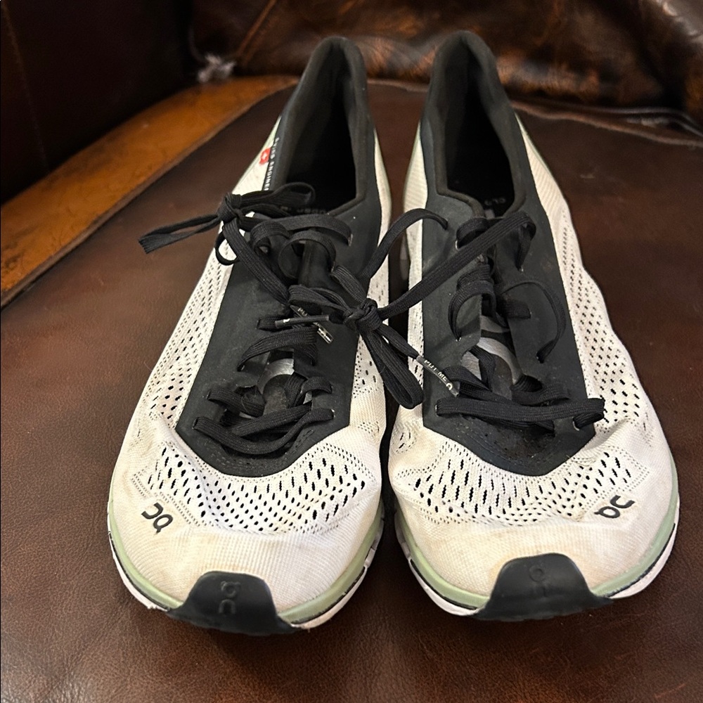 Black and White Athletic Shoes